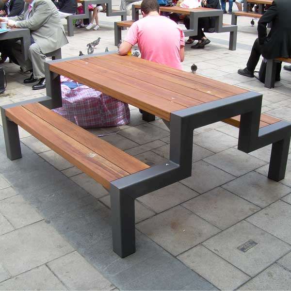 Street Furniture | Picnic Tables | FalcoBloc Picnic Table (Open Frame) | image #5 |  