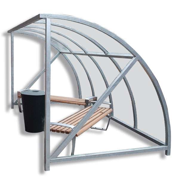 Shelters, Canopies, Walkways and Bin Stores | Smoking Shelters | FalcoQuarter Smoking Shelter | image #1 |  