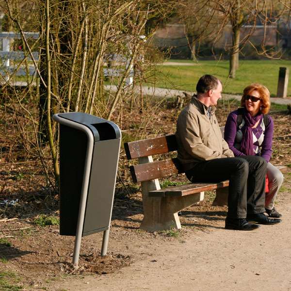 Street Furniture | Litter Bins | FalcoJona 50 Litre Litter Bin | image #9 |  