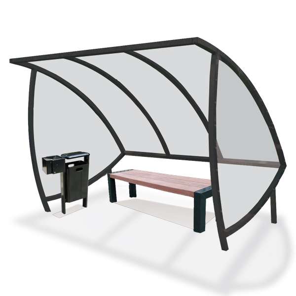 Shelters, Canopies, Walkways and Bin Stores | Waiting Shelters | FalcoSail Waiting Shelter | image #1 |  
