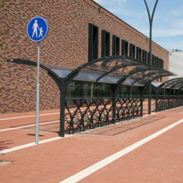 Shelters, Canopies, Walkways and Bin Stores | Canopies and Walkways | FalcoGamma Double Sided Canopy | image #3 |  