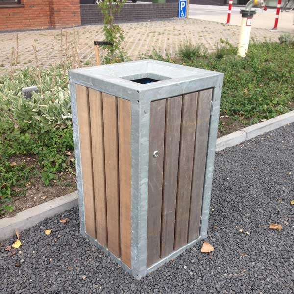 Street Furniture | Litter Bins | FalcoBloc Litter Bin (Open Design) | image #3 |  