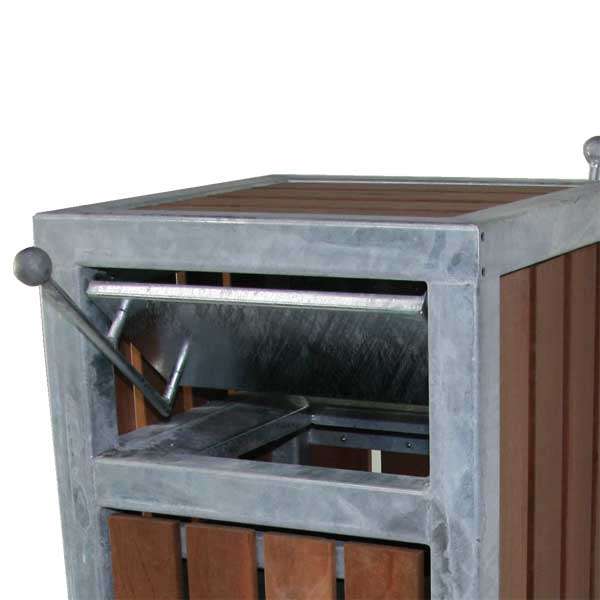 Street Furniture | Litter Bins | FalcoBloc Litter Bin (with door) | image #2 |  