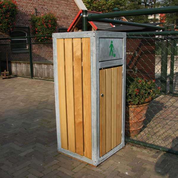 Street Furniture | Litter Bins | FalcoBloc Litter Bin (with door) | image #3 |  