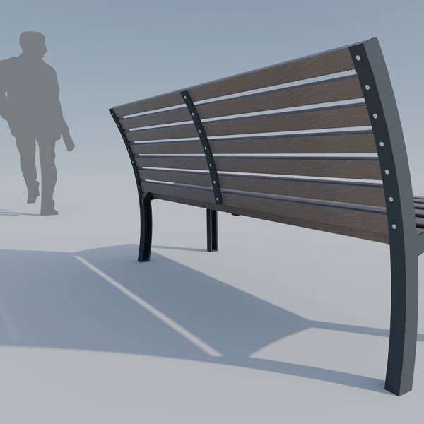 Street Furniture | Seating and Benches | FalcoStretto Seat | image #2 |  