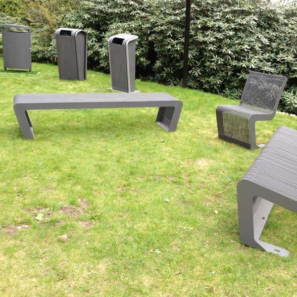 Street Furniture | Seating and Benches | FalcoLinea steel bench | image #4 |  