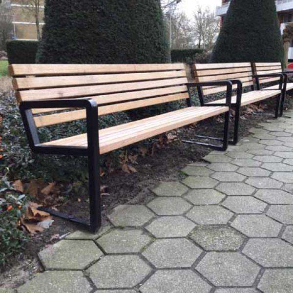 Street Furniture | Seating and Benches | FalcoNine Seat (hardwood) | image #7 |  