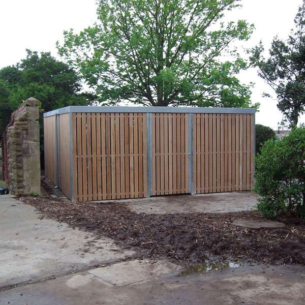 Shelters, Canopies, Walkways and Bin Stores | Bin Stores | FalcoLok-500 Bin Store | image #8 |  