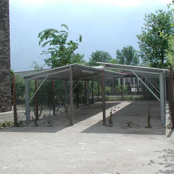 Shelters, Canopies, Walkways and Bin Stores | Cycle Shelters | FalcoTel-E Cycle Shelter | image #8 |  