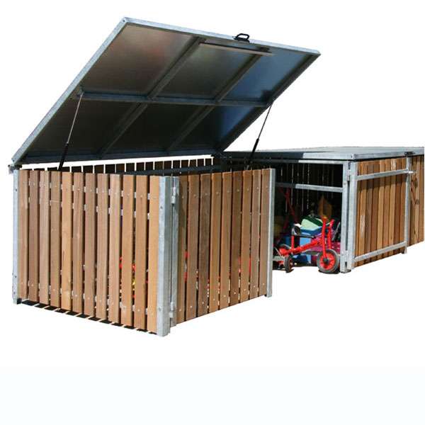 Shelters, Canopies, Walkways and Bin Stores | Storage Shelters | FalcoBox Storage Shelter | image #1 |  
