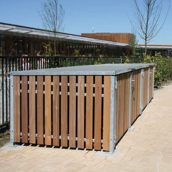 Shelters, Canopies, Walkways and Bin Stores | Storage Shelters | FalcoBox Storage Shelter | image #3 |  