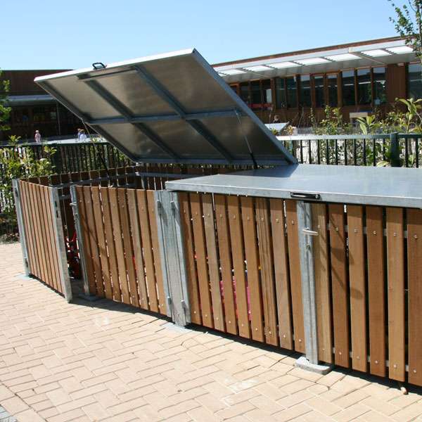 Shelters, Canopies, Walkways and Bin Stores | Storage Shelters | FalcoBox Storage Shelter | image #4 |  