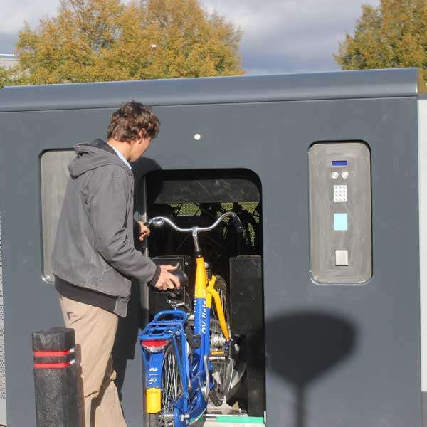 Cycle Parking | Advanced Cycle Products | VelowSpace® Automated Cycle Parking System | image #3 |  