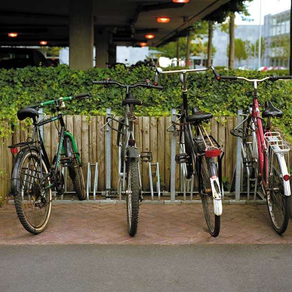 Cycle Parking | Cycle Racks | A-11 Cycle Rack with Fastening Post | image #2 |  