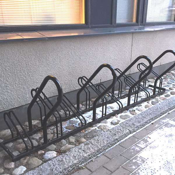 Cycle Parking | Cycle Racks | A-11 Cycle Rack with Add-on Support | image #3 |  