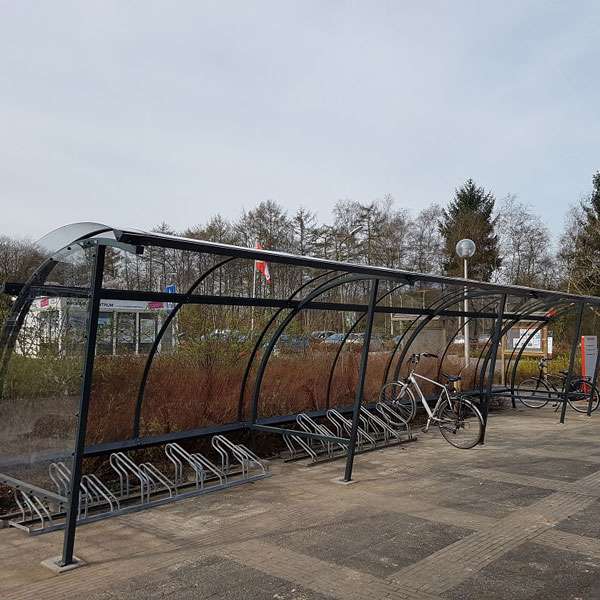 Shelters, Canopies, Walkways and Bin Stores | Cycle Shelters | FalcoLite Cycle Shelter | image #10 |  