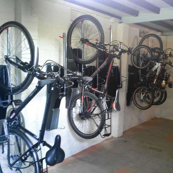 Cycle Parking | Cycle Stands | VelowUp® 3.0 Vertical Cycle Stand | image #2 |  