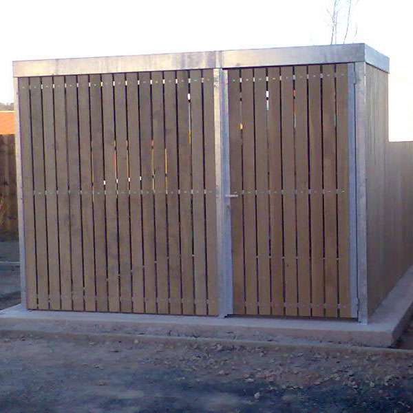 Shelters, Canopies, Walkways and Bin Stores | Cycle Shelters | FalcoLok-250 Cycle Store | image #2 |  