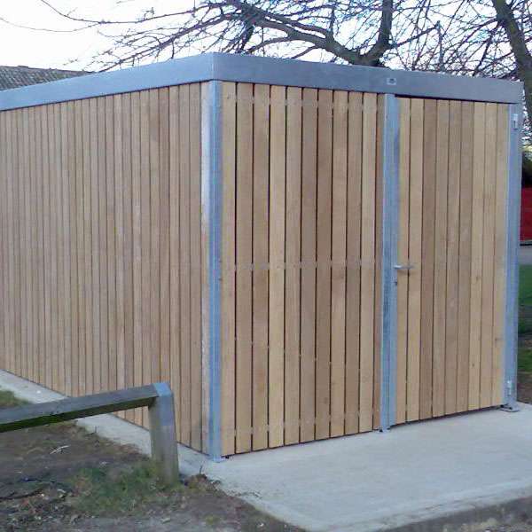 Shelters, Canopies, Walkways and Bin Stores | Cycle Shelters | FalcoLok-250 Cycle Store | image #3 |  
