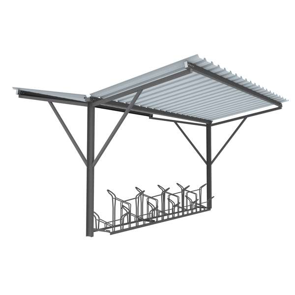 Shelters, Canopies, Walkways and Bin Stores | Cycle Shelters | FalcoTel-D Cycle Shelter | image #1 |  