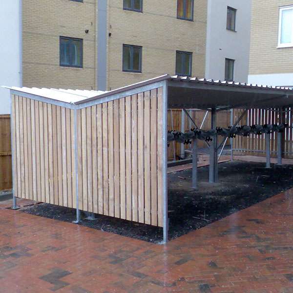 Shelters, Canopies, Walkways and Bin Stores | Cycle Shelters | FalcoTel-D Cycle Shelter | image #2 |  