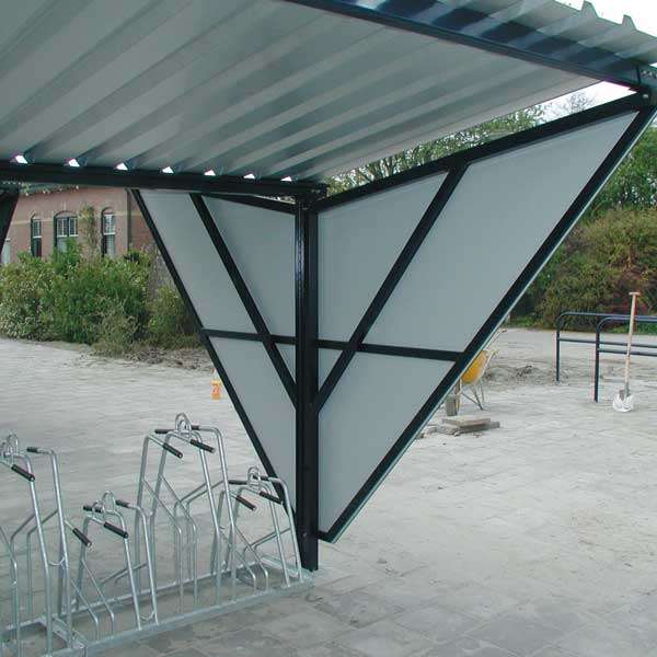 Shelters, Canopies, Walkways and Bin Stores | Cycle Shelters | FalcoTel-D Cycle Shelter | image #8 |  
