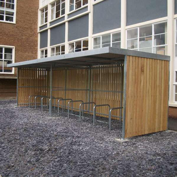 Shelters, Canopies, Walkways and Bin Stores | Cycle Shelters | FalcoZan-180 Cycle Shelter | image #14 |  