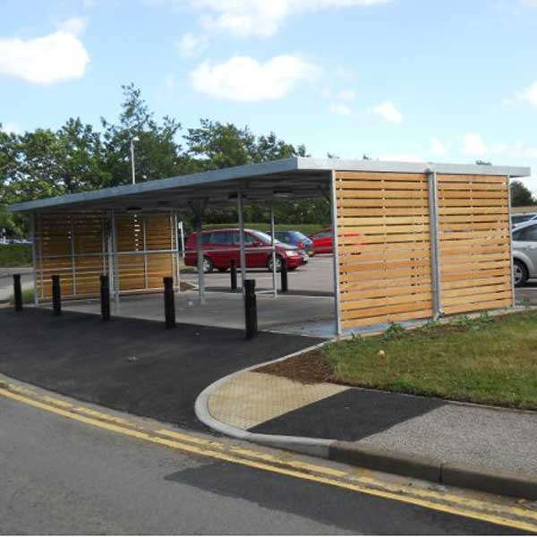 Shelters, Canopies, Walkways and Bin Stores | Cycle Shelters | FalcoZan-360 Cycle Shelter | image #6 |  