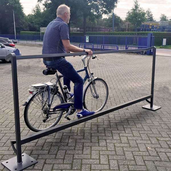 Cycle Parking | Advanced Cycle Products | FalcoSupp Cycle Leaning Support Rail | image #3 |  