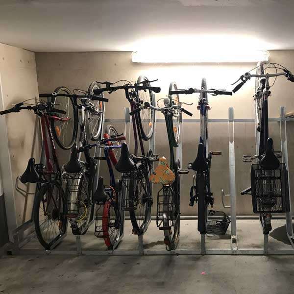 Cycle Parking | Compact Cycle Parking | FalcoVert-Pro Semi Vertical Cycle Rack | image #5 |  