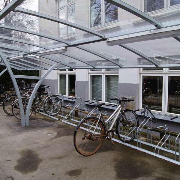 Cycle Hubs | Cycle Hub Designs | FalcoRail-Low Cycle Shelter | image #3 |  