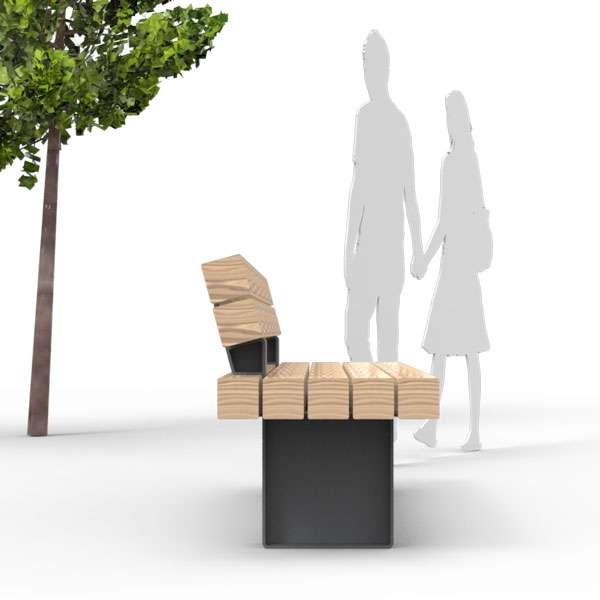 Street Furniture | Seating and Benches | FalcoGlory Single Sided Seat | image #4 |  