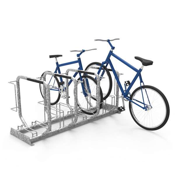 Cycle Parking | Cycle Racks | FalcoFida Double Sided Cycle Rack | image #1 |  