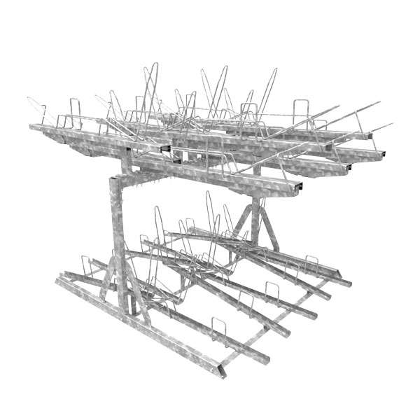 Cycle Parking | Cycle Racks | FalcoLevel-Eco Two-Tier Cycle Parking | image #11 |  