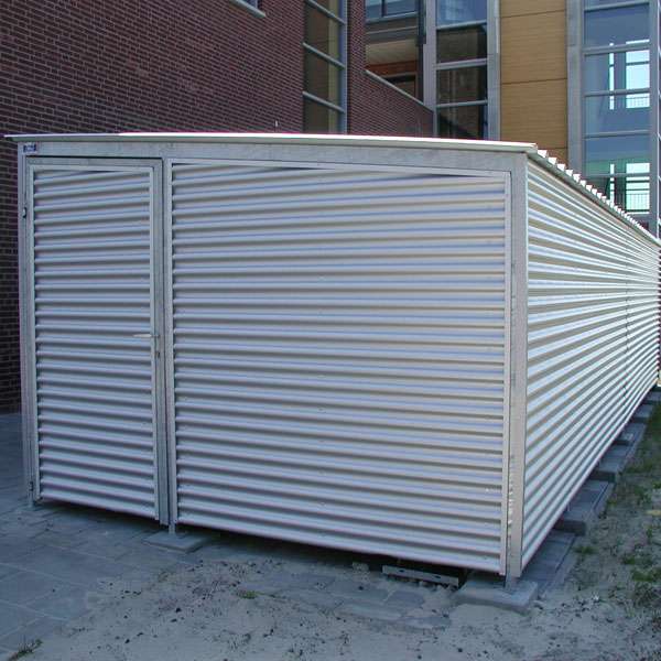 Shelters, Canopies, Walkways and Bin Stores | Cycle Shelters | FalcoTel-K Cycle Store | image #2 |  