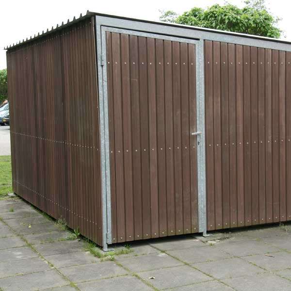 Shelters, Canopies, Walkways and Bin Stores | Cycle Shelters | FalcoTel-K Cycle Store | image #5 |  