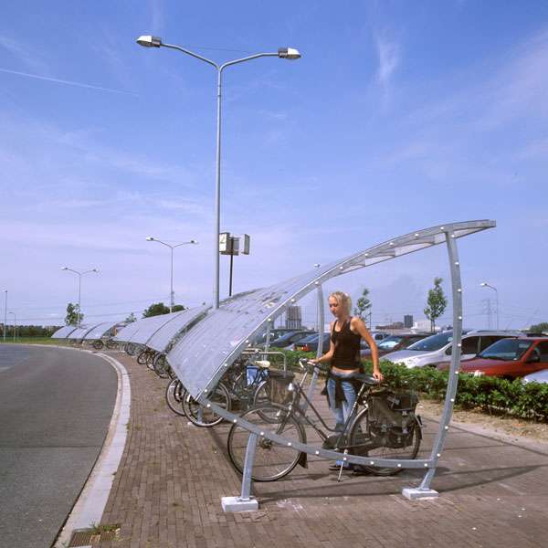 Shelters, Canopies, Walkways and Bin Stores | Cycle Shelters | FalcoSail Cycle Shelter | image #2 |  