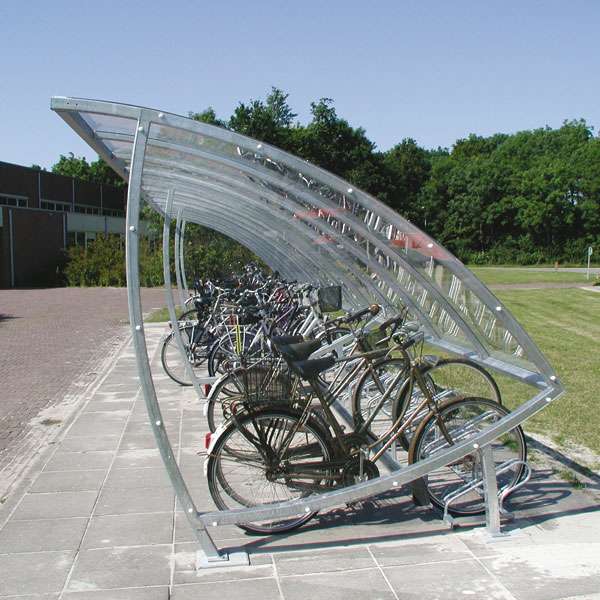 Shelters, Canopies, Walkways and Bin Stores | Cycle Shelters | FalcoSail Cycle Shelter | image #4 |  
