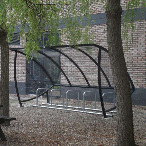 Shelters, Canopies, Walkways and Bin Stores | Cycle Shelters | FalcoSail Cycle Shelter | image #10 |  
