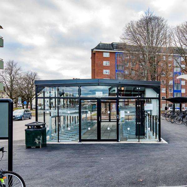 Shelters, Canopies, Walkways and Bin Stores | Cycle Shelters | FalcoScandic Cycle Hub | image #4 |  