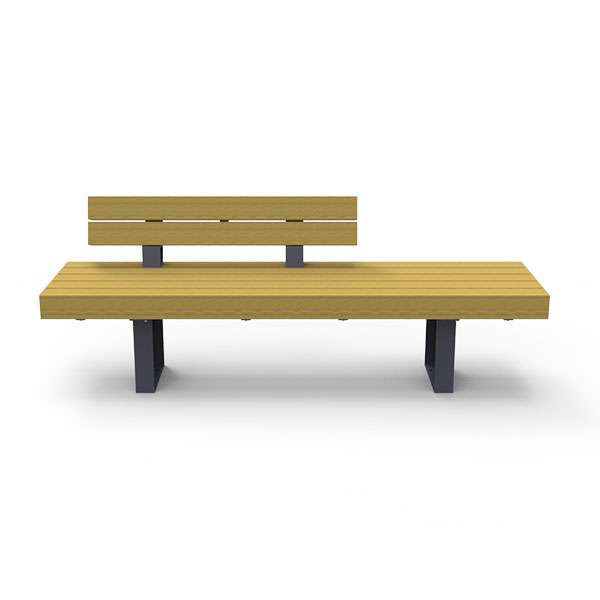Street Furniture | Seating and Benches | FalcoGlory Single-Sided Sofa with Backrest | image #5 |  