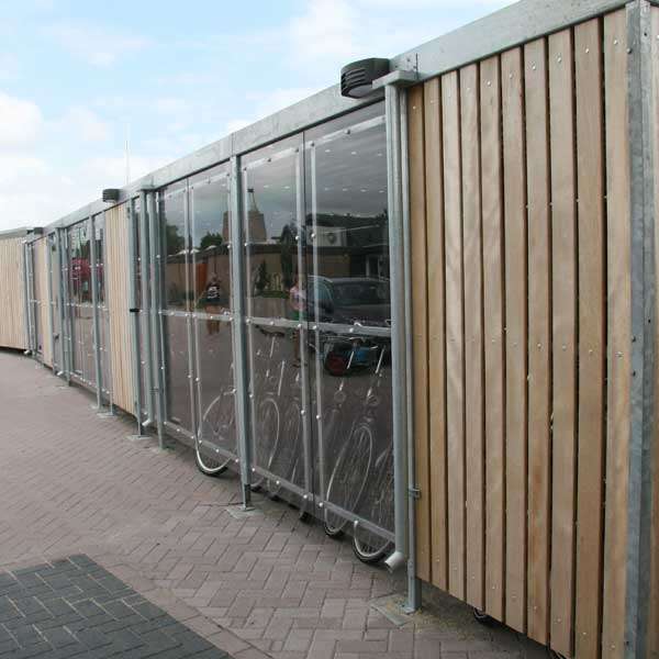 Shelters, Canopies, Walkways and Bin Stores | Cycle Shelters | FalcoLok-500 Cycle Store | image #6 |  