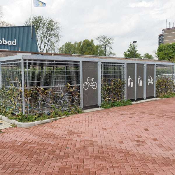 Shelters, Canopies, Walkways and Bin Stores | Cycle Shelters | FalcoLok-500 Cycle Store | image #11 |  