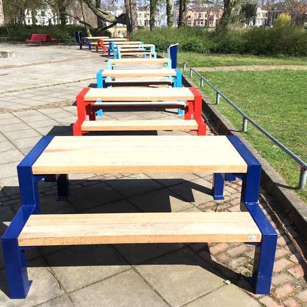 Street Furniture | Picnic Tables | FalcoBloc Picnic Table (Open Frame) | image #5 |  Picnic Tables