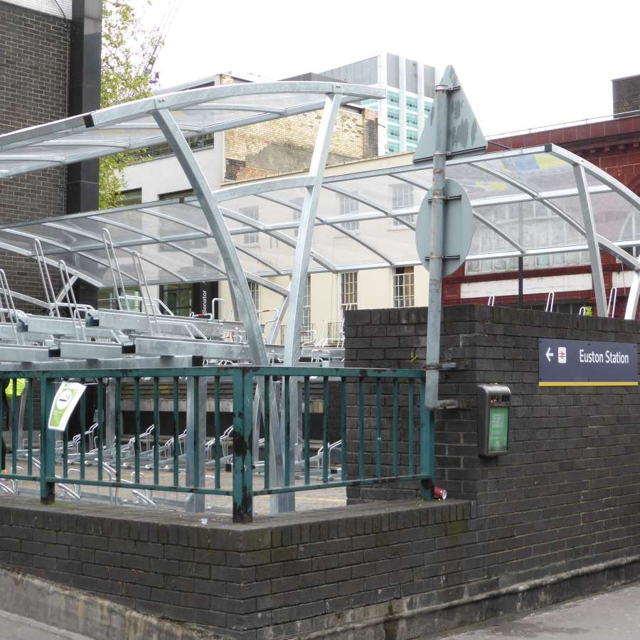 Falco is Right on Track at Euston Railway Station