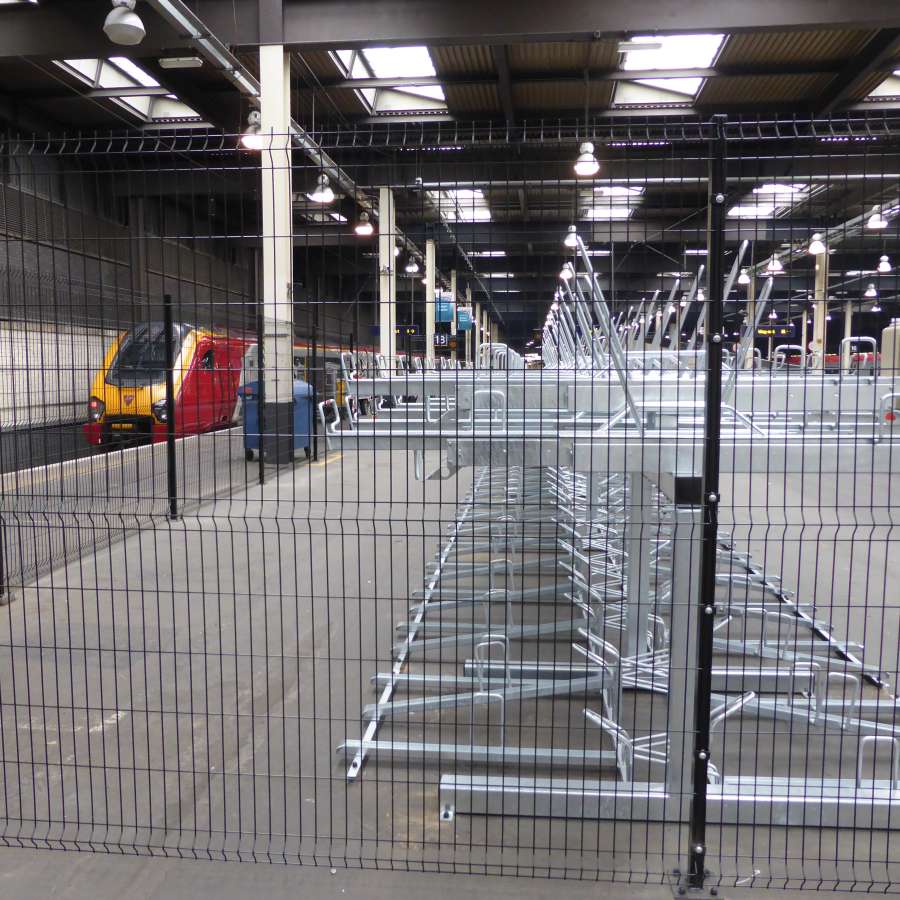 Falco is Right on Track at Euston Railway Station