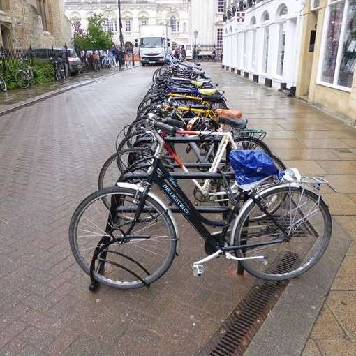 Cambridge City Council Install First Series of FalcoCam Cycle Stands