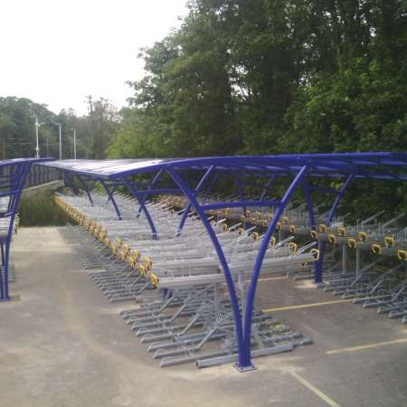 Two Tier Cycle Parking for Harpenden Station