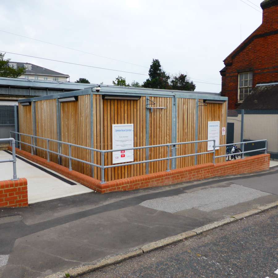 Falco Delivers Secure Cycle Hub for Upminster Railway Station!