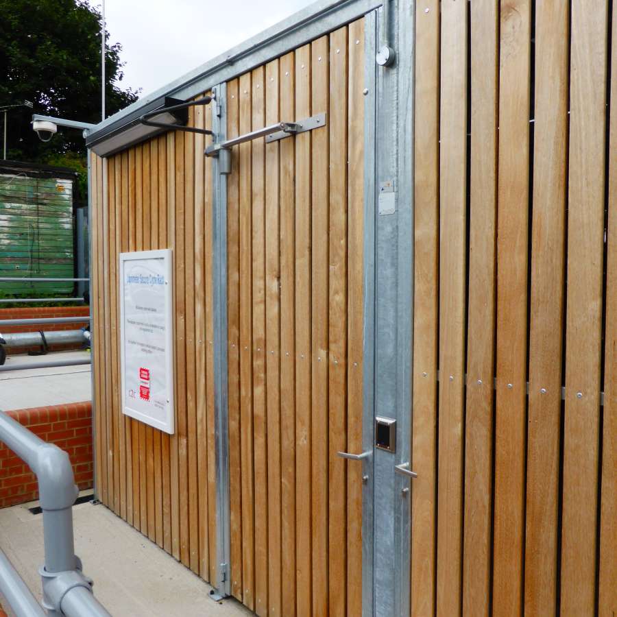 Falco Delivers Secure Cycle Hub for Upminster Railway Station!